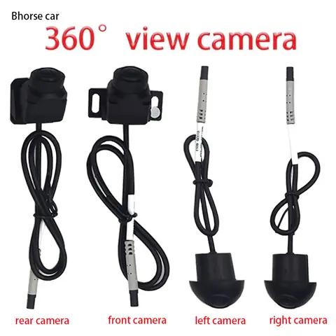 Suitable for car 360° view image camera panorama camera AHD720P/1080P HD night vision 3D image car reversing camera
