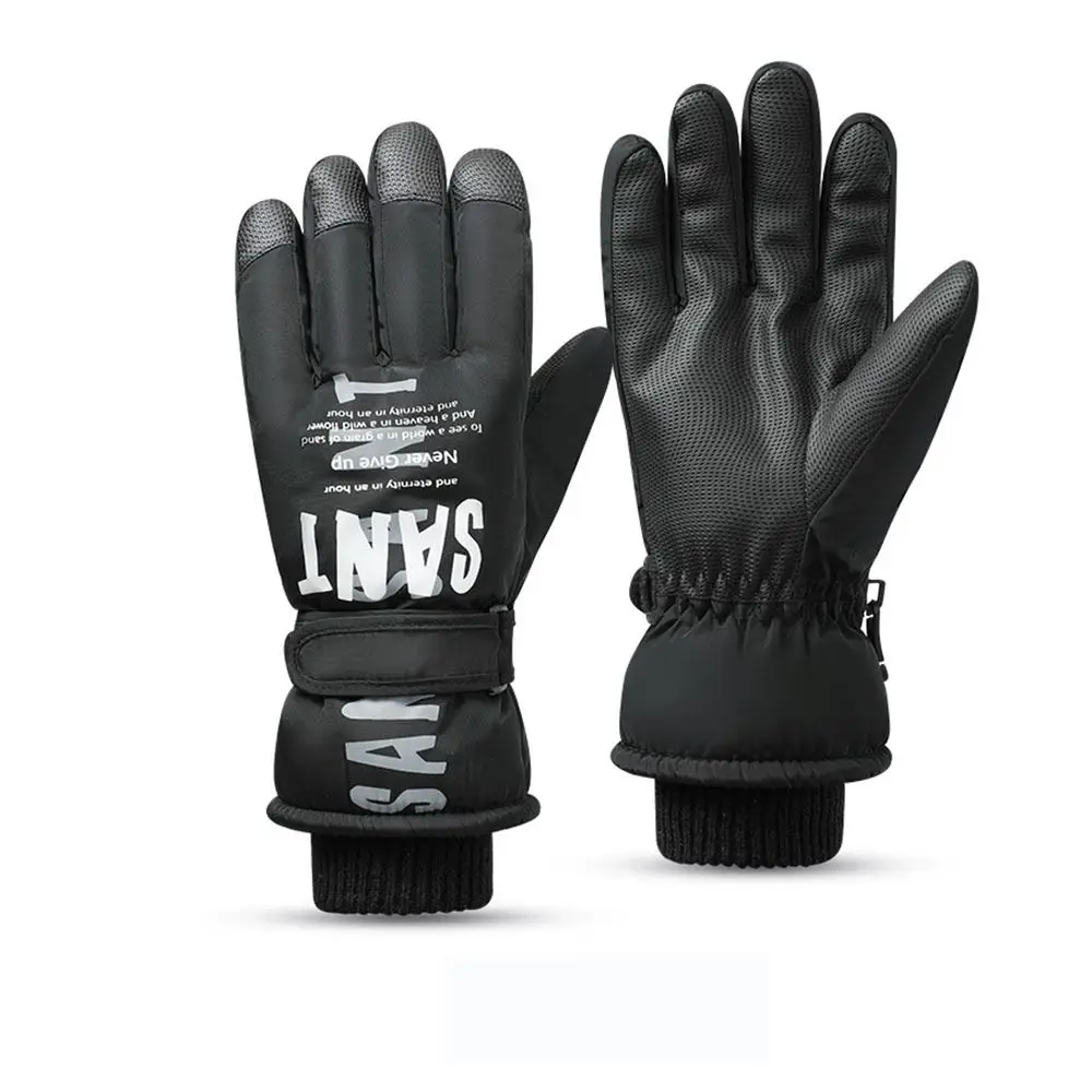 

Ветрозащитные женские лыжные перчатки, водонепроницаемые зимние перчатки для езды на велосипеде и катания на лыжах с сенсорным экраном, нескользящие, морозостойкие, сноубордические варежки для мужчин