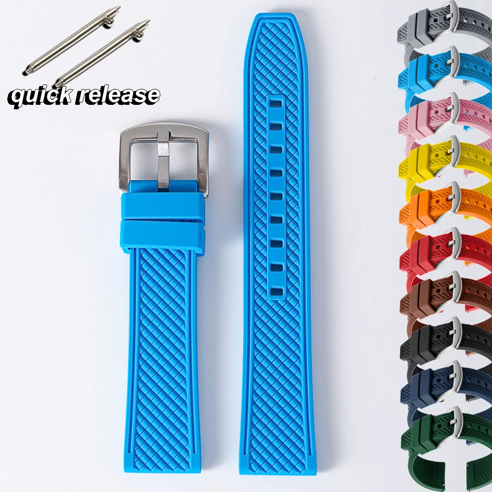 Men'S Accessories Premium - Universal Strap 20mm 22mm Soft Premium