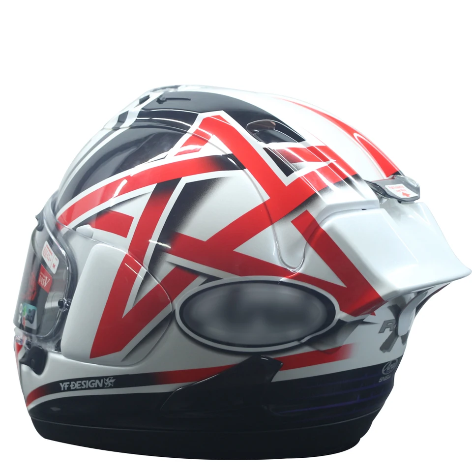 オートバイ中野ハガリアリアスポイラートリムヘルメットスポイラー