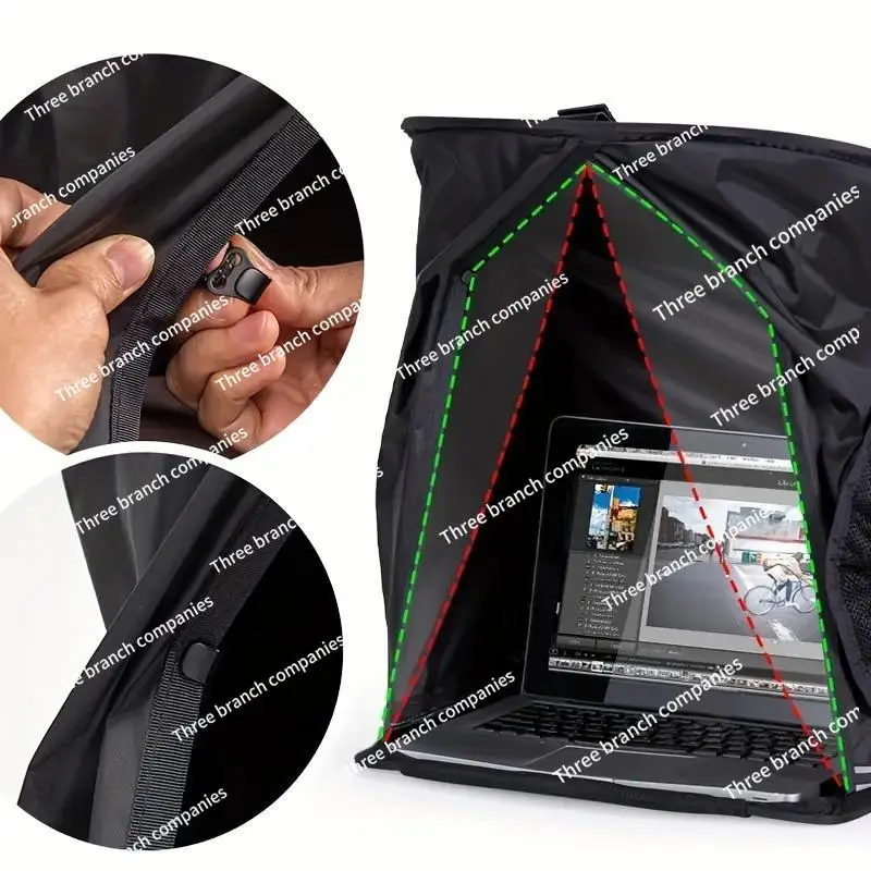 Laptop Tablet Lens Hood Dust-proof Rain-proof Sun-blocking Protective Cover Tent