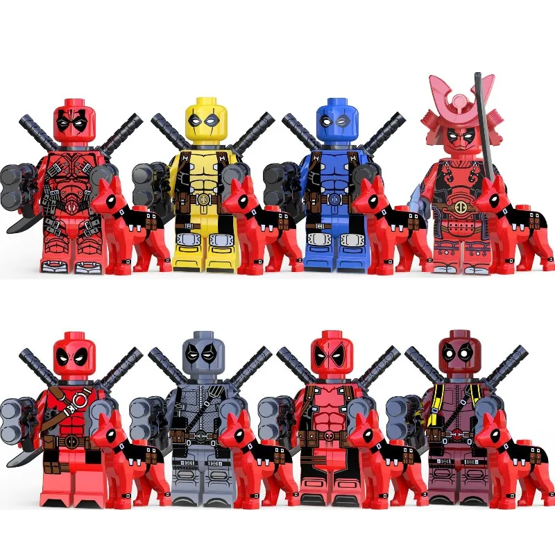 

KT1030 Compatible Lego Building Block Series Super British Animation Minifigures Children's Small Particle Building Block Toys
