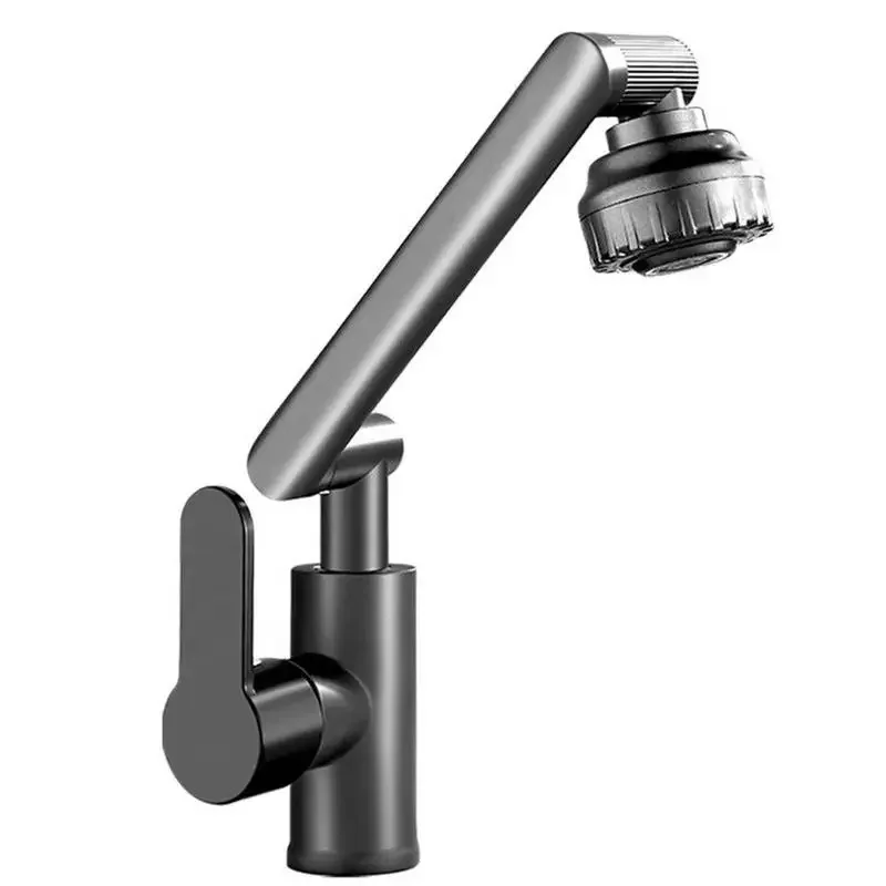 Toilet Dual-purpose Universal Rotation Hot and Cold Water Faucet Ceramic Valve Core Faucet Household Robotic Arm Faucet