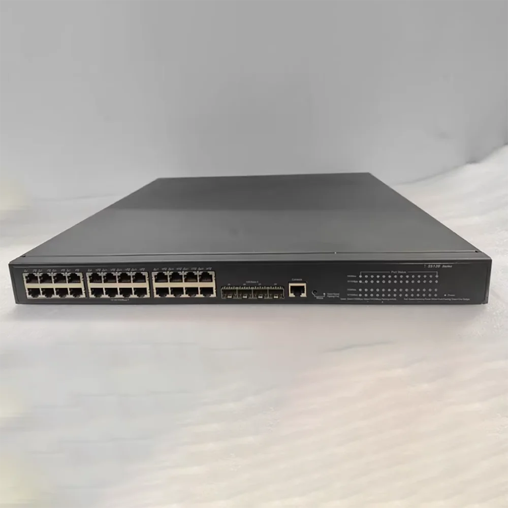 S5120-28P-PWR-SI 24 Port Gigabit POE Power Supply 4-Port SFP Network Management switch 100% Tested Fast Ship Perfect Work