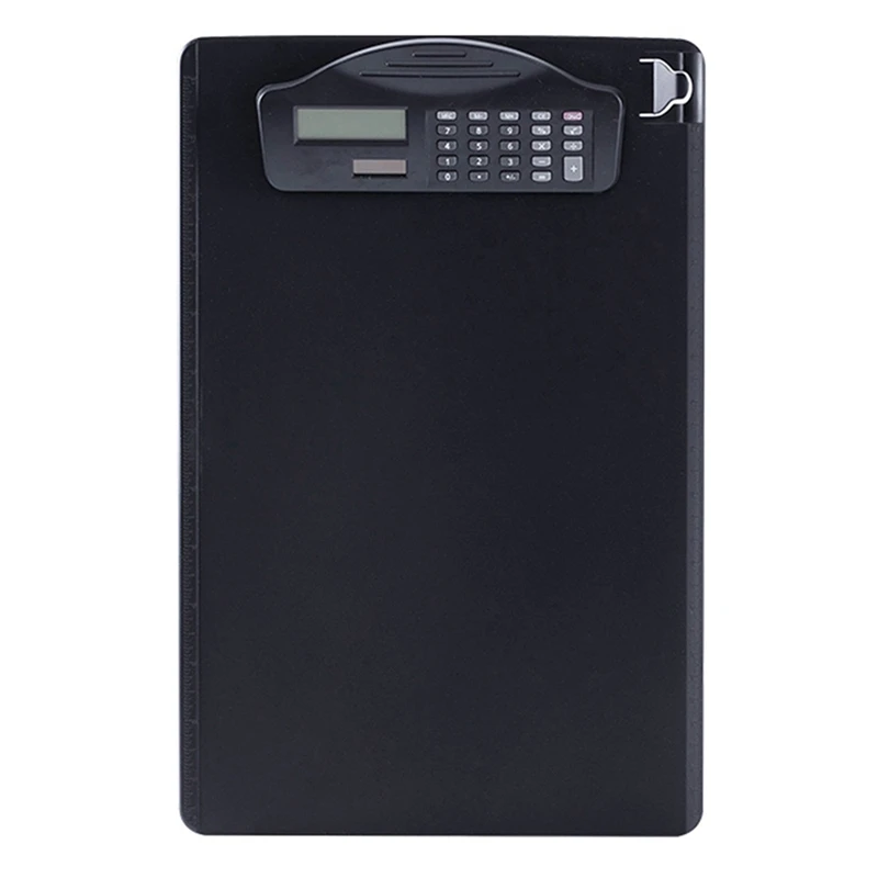 Multifunctional Clipboard With Binder Calculator Writing Pad Pen Slot & Scale For A4 Paper File Suitable