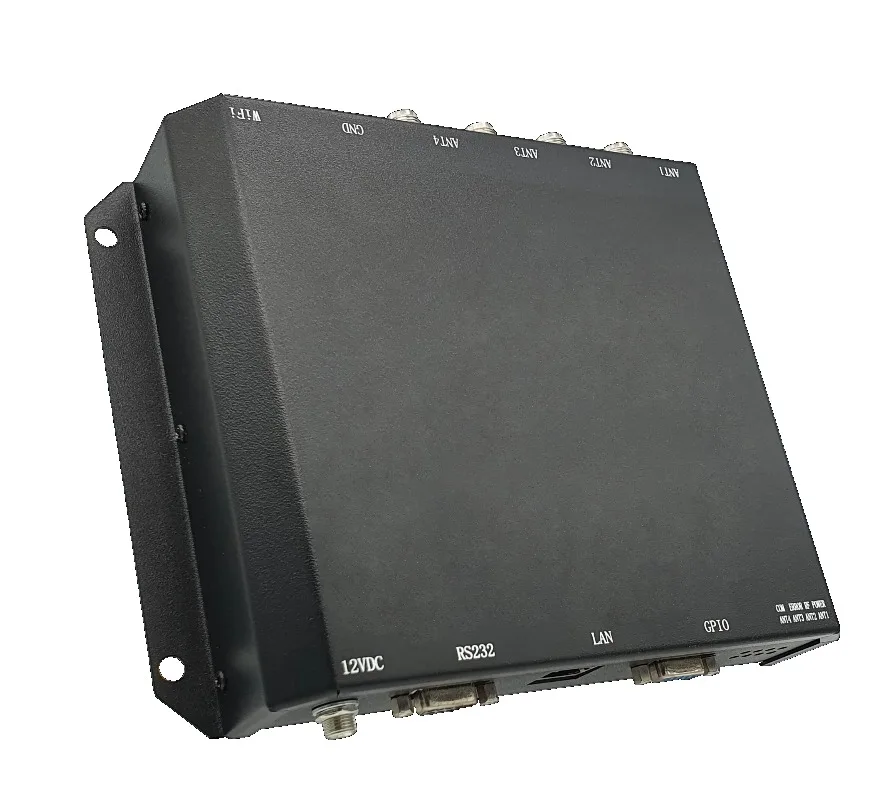 18000-6B/6C 4 Channel  Reader with RS232 TCP/IP for Warehouse Management Rfid Factory Price