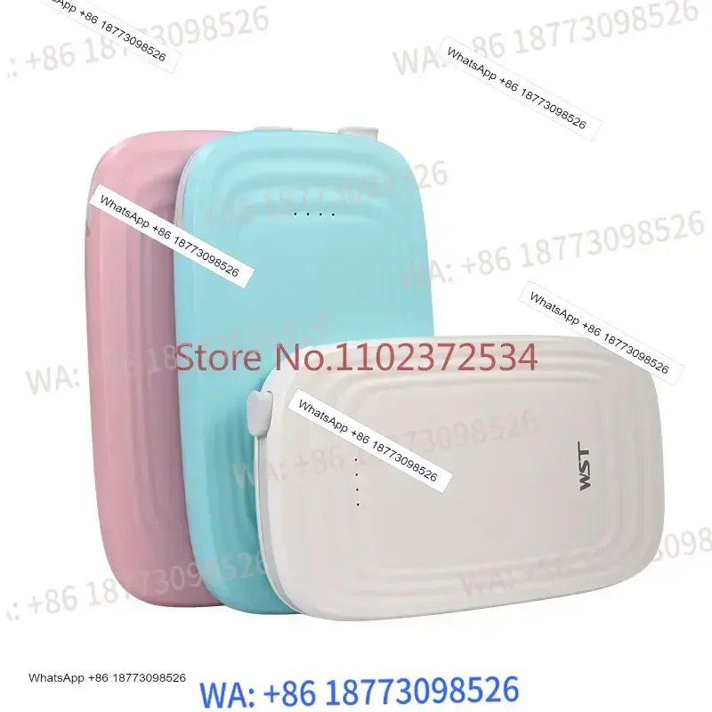 

Универсальный внешний аккумулятор WST Type-C для мобильных телефонов, 10000 мА, со встроенным кабелем, быстрая зарядка, портативное зарядное устройство