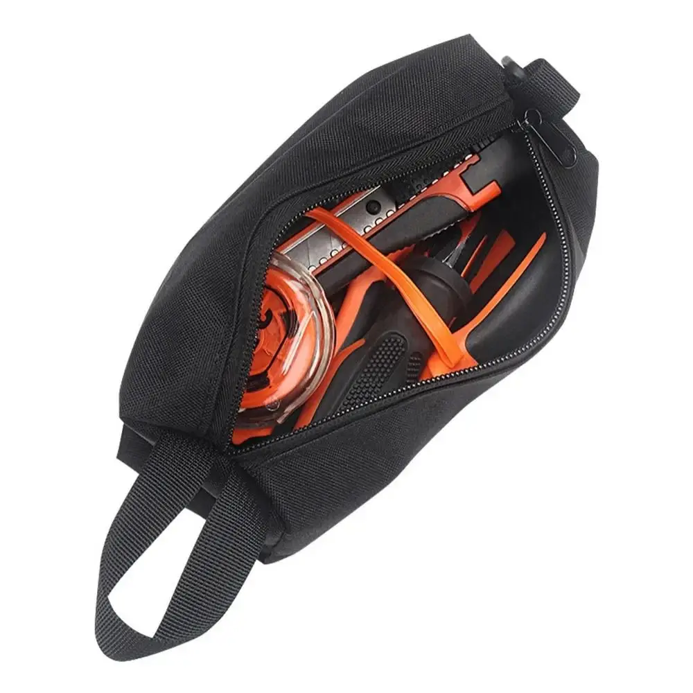 Oxford Cloth Small Tool Bag with Hook Waterproof Tool Storage Pouch Anti-Fall Portable Accessories Storage Bag Camping Out