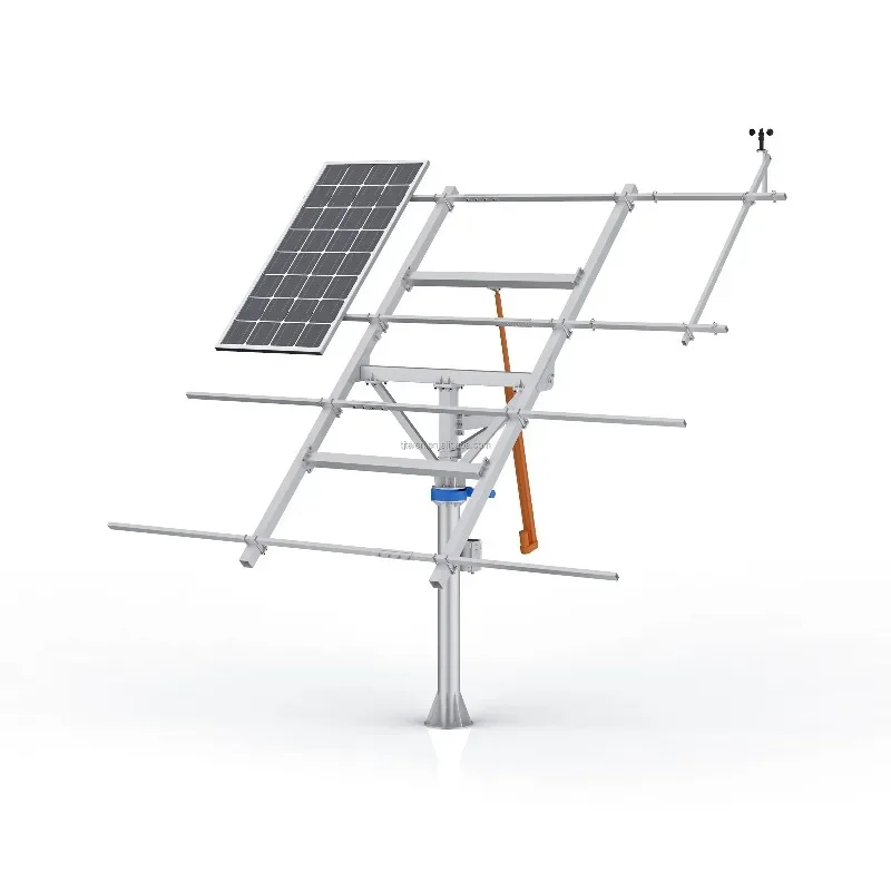 Solar PV Tracking System Bracket Dual Axis 2 Axis Photovoltaic Sun Tracker Solar Tracker Bracket