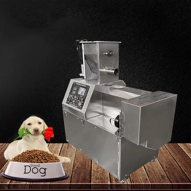 

Pet Food Extruder, Popcorn Extruder, Stainless Steel Construction, Cutting of Small-Particle Feed for Fish, Shrimp, (Customized)