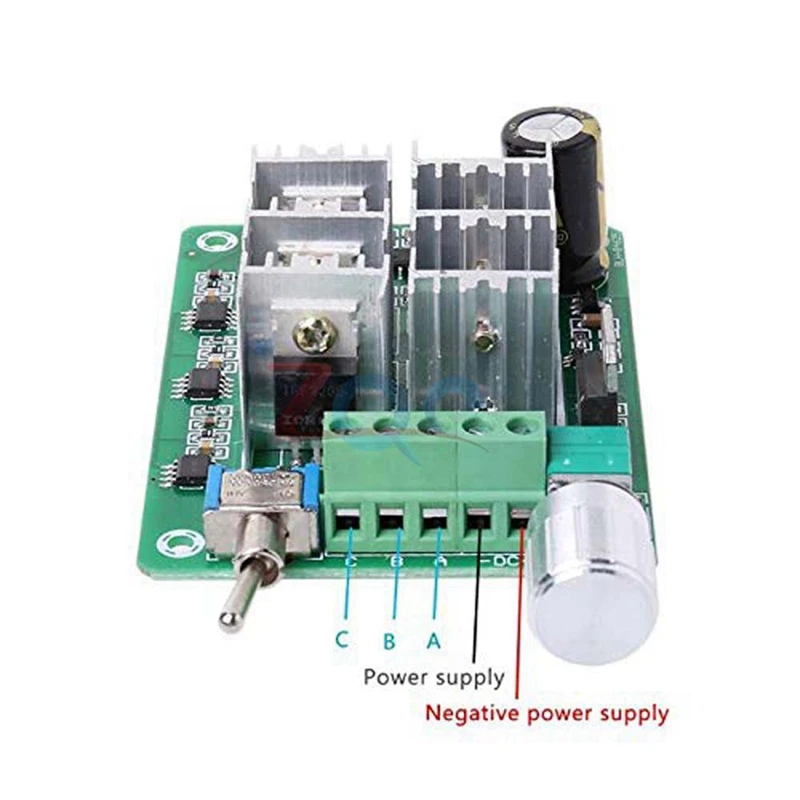 2 Pieces Sensorless Brushless Motor 15A BLDC Three-Phase DC 5-36V 12V 24V With Switch