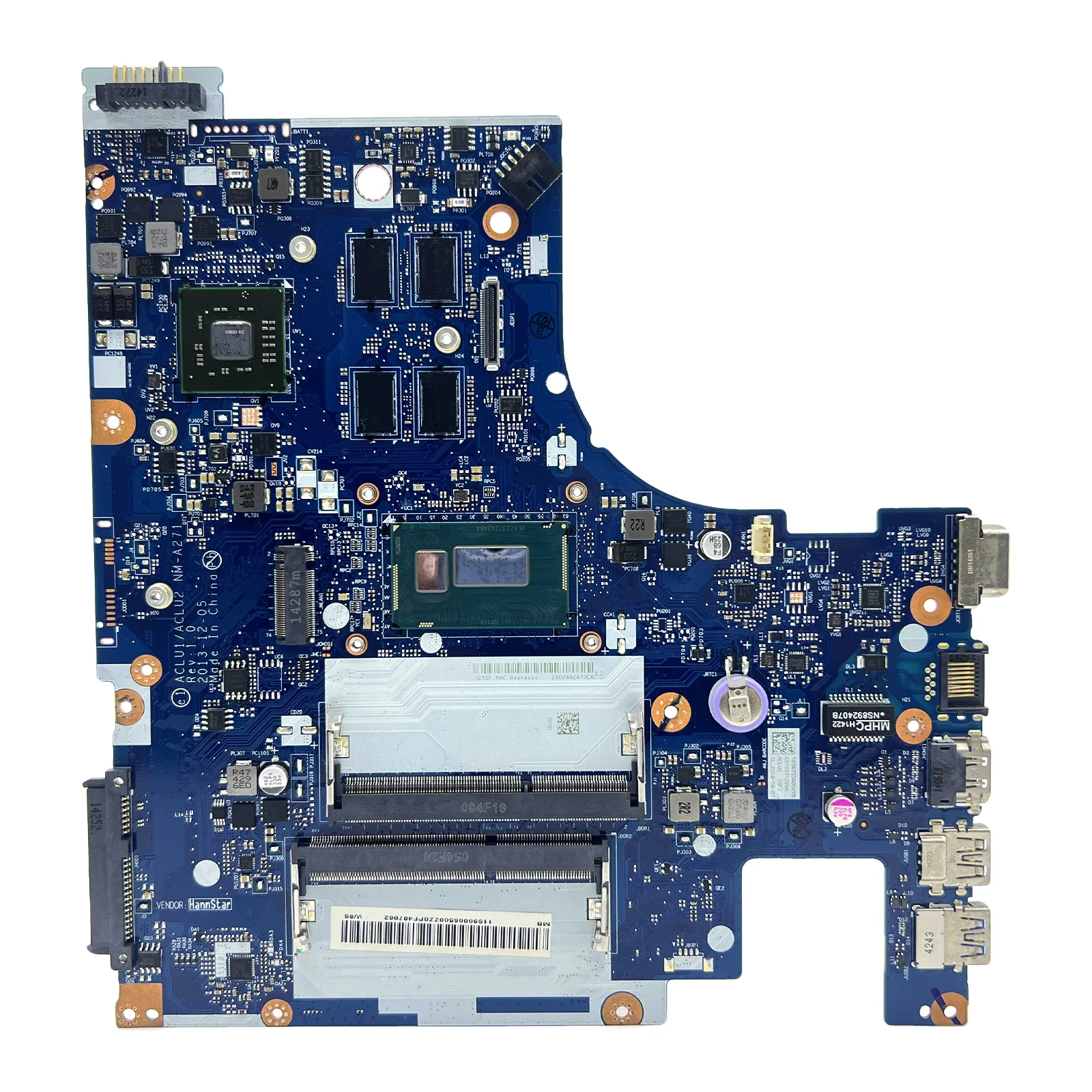 Placa base de NM-A271 para portátil Lenovo Ideapad G50-70, placa base con I3, I5, CPU de 4ª generación, V2G, GPU