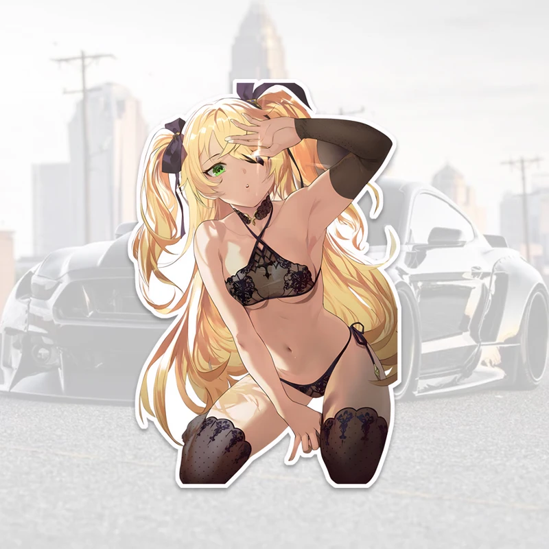 

Japanese Cartoon Cute Girl Car Stickers For Laptop Water Bottle Car Truck Van SUV Motorcycle Vehicle Paint Window Decals Auto