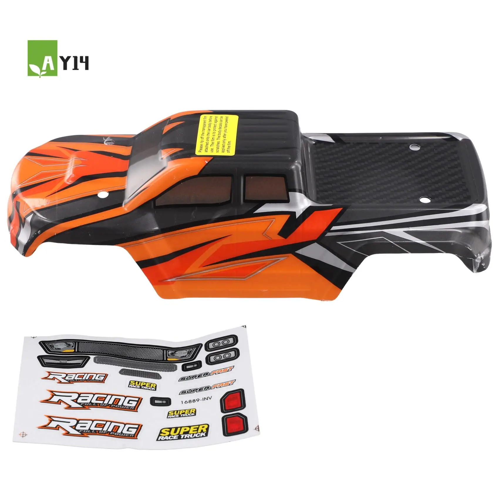 

AY14 -HBX 16889 16889A 16890 16890A SG1601 SG1602 RC Car Body Shell And Sticker B004-INV 1/16 RC Car Parts Accessories
