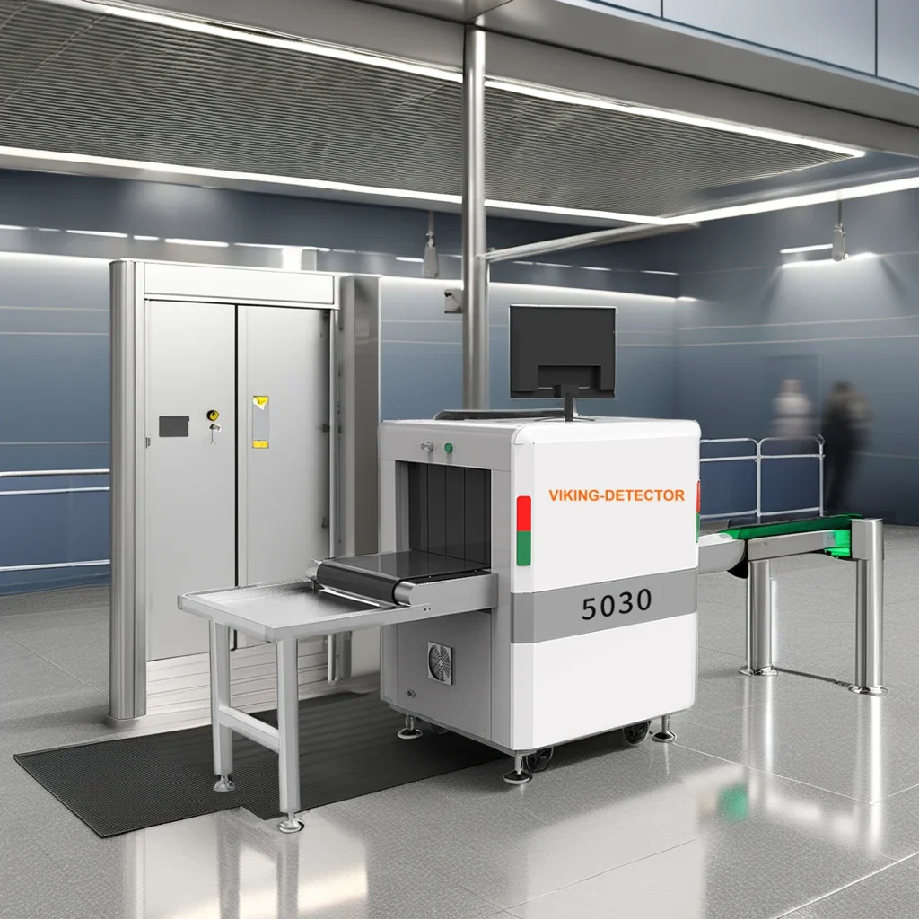 

Airport Security Industrial X-Ray Scanner Machines Baggage Screening Metal Detectors in Action