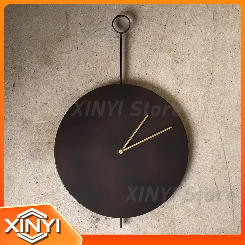 Interior Minimalist Wall Clock for Chinese Style Bedrooms Living Room Cute Classic Alarm Clock Orologio Da Parete Home Decor