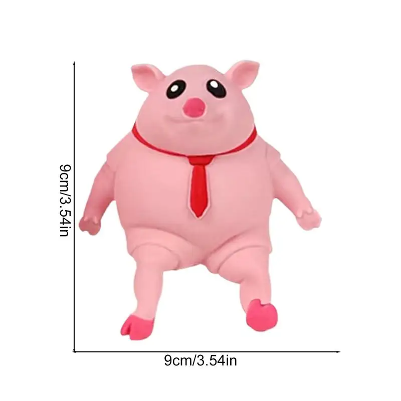 Anti estresse rosa porco squeeze brinquedo bonito dos desenhos animados animal piggy alívio do estresse brinquedo de ventilação para crianças adultos brinquedo de descompressão