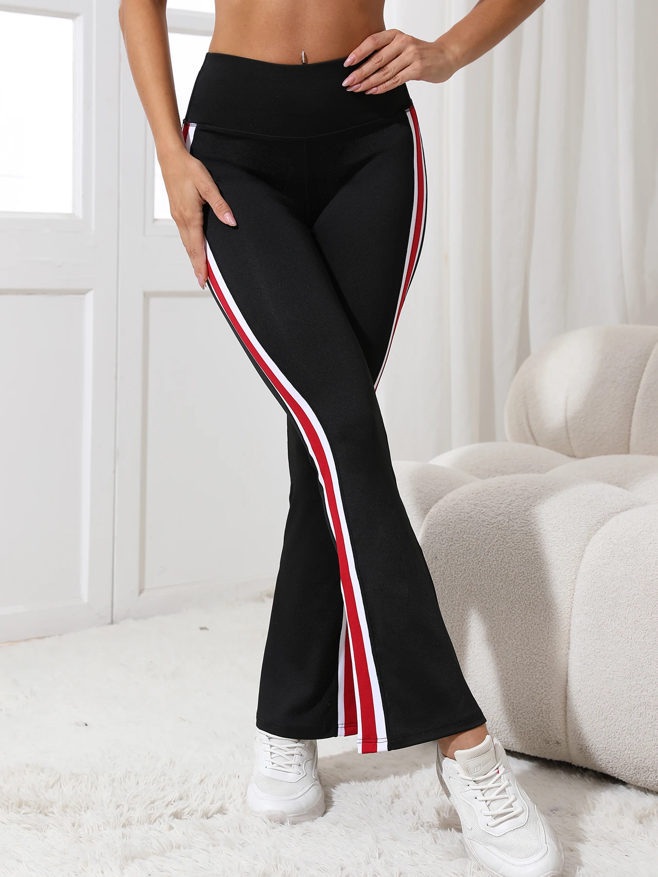 Women's Yoga Set Aria Contrast — High Waist