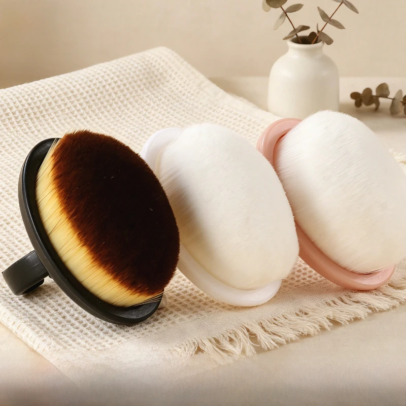Ring Nail Art Dust Brush Beauty Tool Finger Button Type Fine Soft Hair Brush Nail Sweep Dust Nail Art Tool