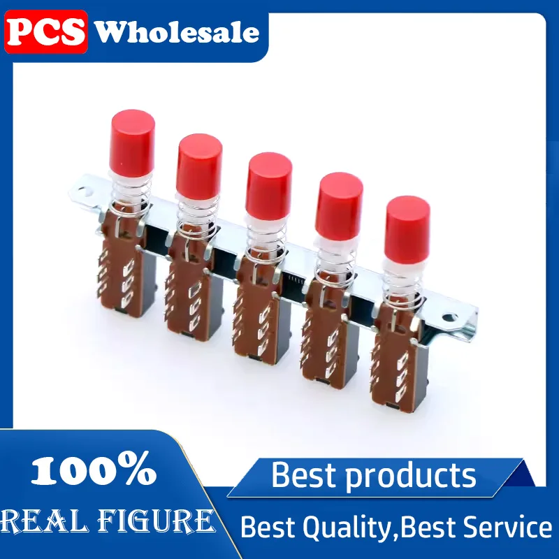 High quality keys switch spacing 15MM 5 double row 6-pin strap lock Interlock strap holder with hole KANZ6