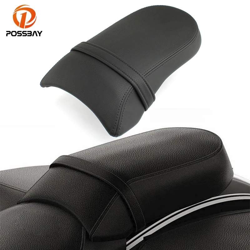 

Motorcycle Rear Passenger Seat Cushion Black Artificial Leather Pad Cover Accessories for BMW R18 2020 Cojin Del Asiento