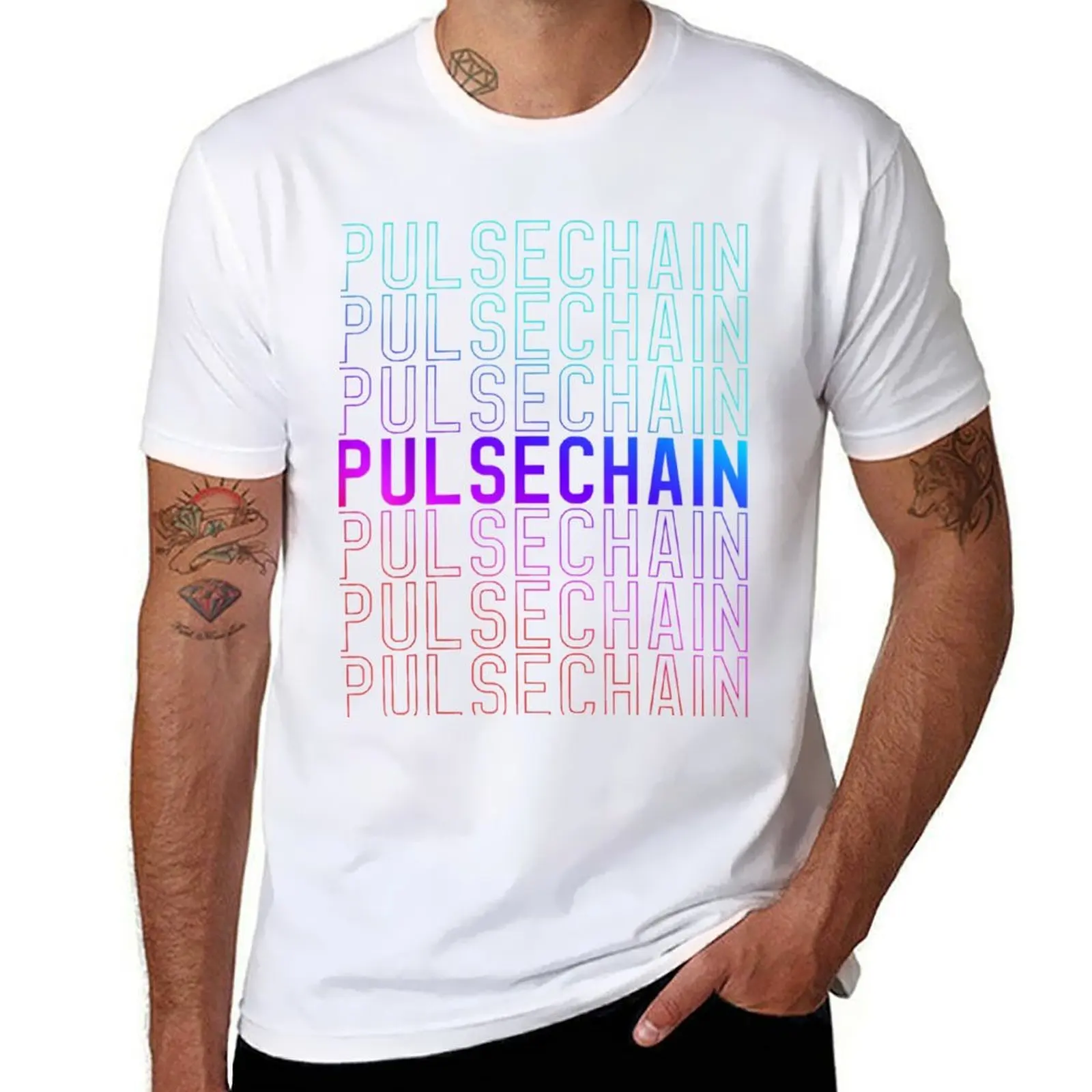 

PulseChain - PulseChain Crypto HEX Cryptocurrency PLS Sacrifice It All T-Shirt t shirt man luxury T-Shirt