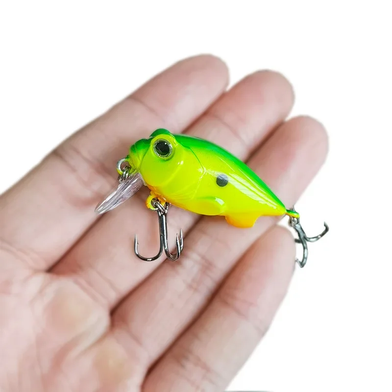 1PCS New Japanese Design Hard Fishing Lure 4cm/5.2g Mini Crank Bait For Pike Perch Bass Sinking Crankbait Pesca