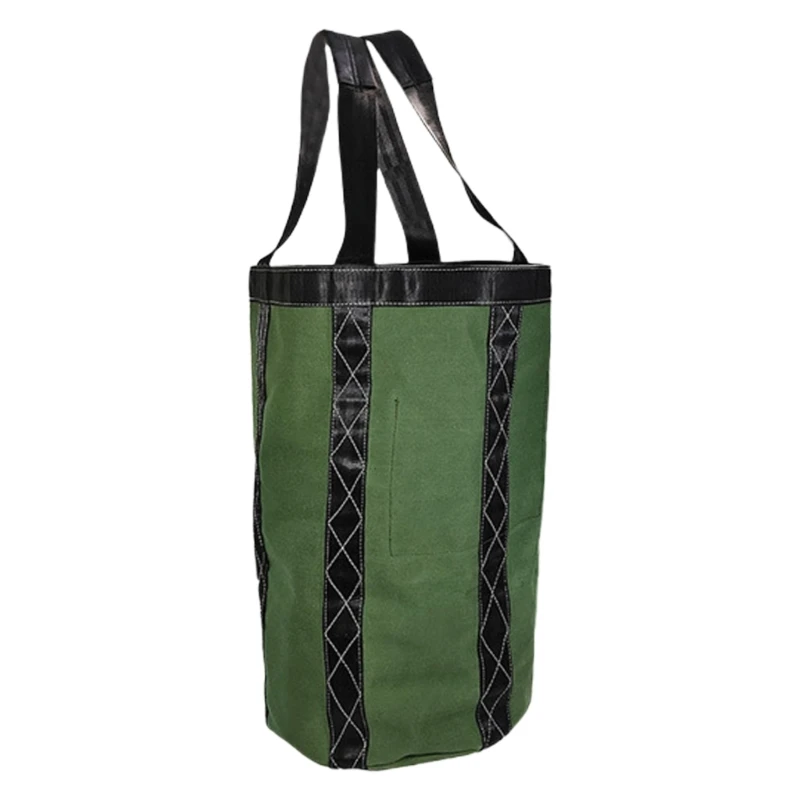 

Q2Q4 Canvas Bucket Utility Bucket 60x35cm Large Capacity Tool Bag Thickened Fabric