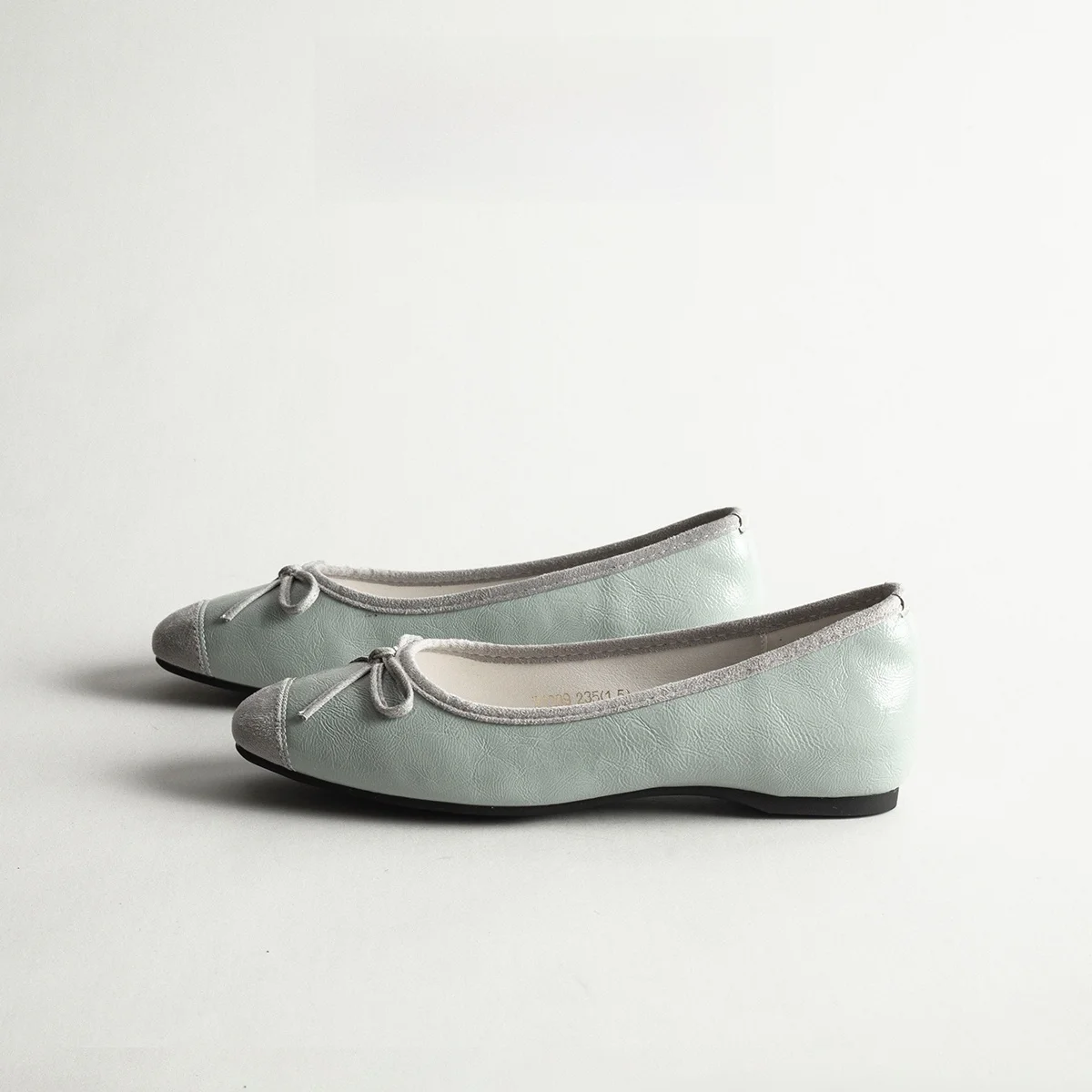 

Genuine Leather Ballet Flat Shoes Women's Versatile Inner Heightening Gentle Evening Breeze Matching Skirt Slip-On Mary Janes
