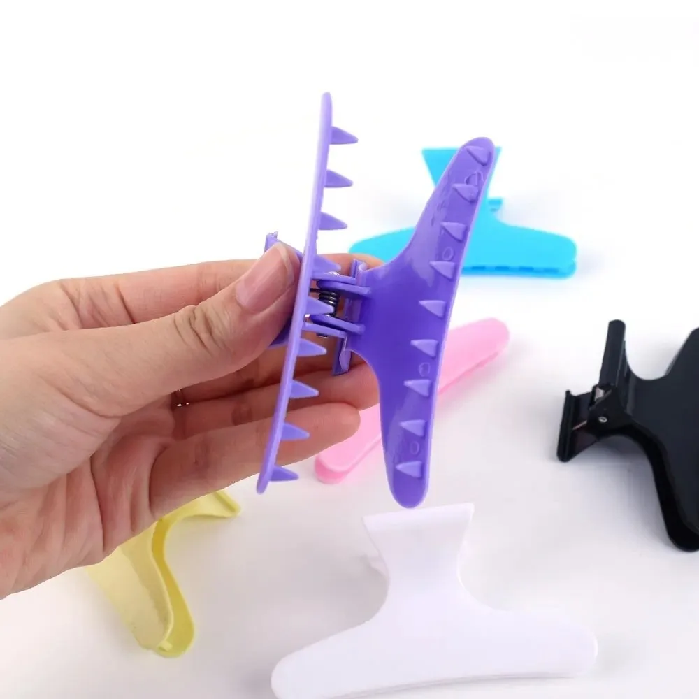 12Pcs Claw Clamps Butterfly Hair Clips Holding Tools Hairpins Claw Hair Clips Professional Grade Hair Section Clamps
