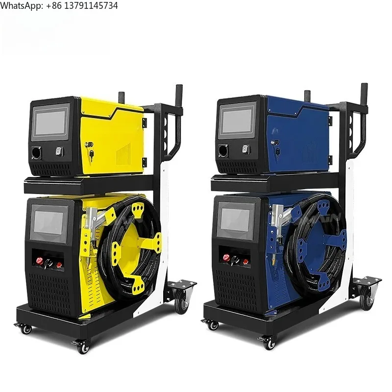 2025 Hot Sale Portable 1500W 2000W Air-Cooled Laser Welder Single Wire Feeder Trolley System Easy Operation
