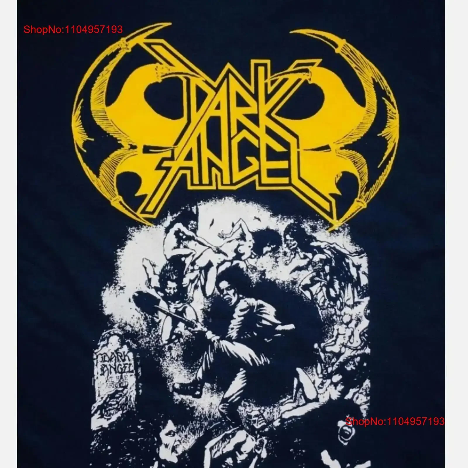 Dark Angel Band We Have Arrived T Shirt Black S 5XL vintage Washed fashion homme graphic Stylish Soft streetwear Unisex