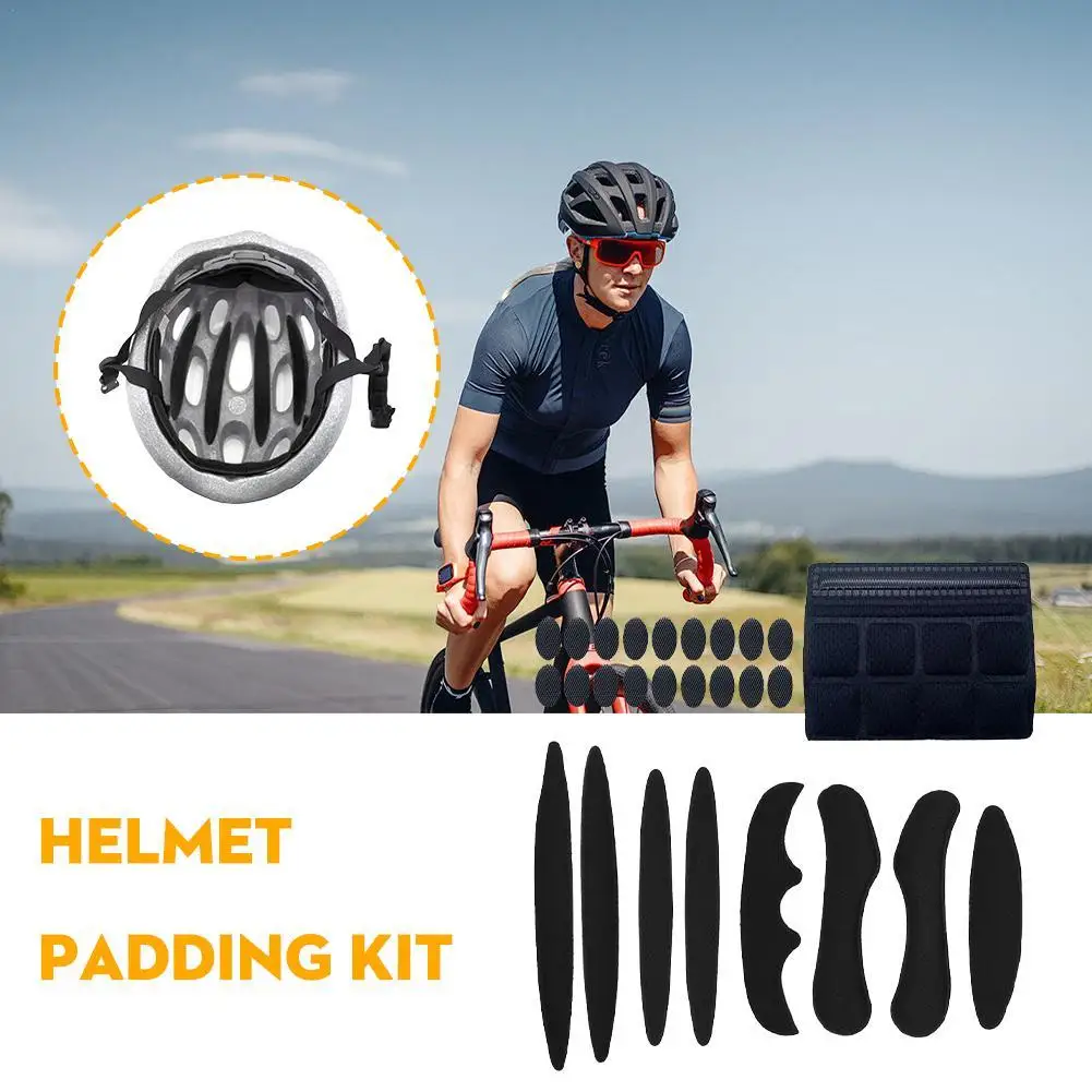 Helmet Padding Kits Sponge Bike Motorcycle Bicycle Replacement Pads Set Universal Outdoor Sports Cycling Helmet Protection