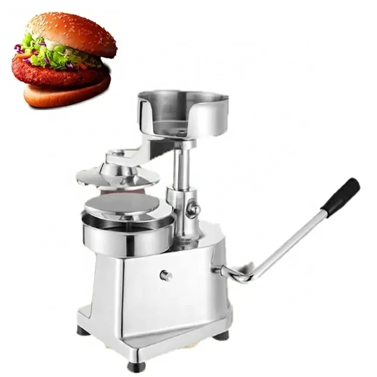 

Hand Operated Hamburger Maker Meat Burger Patty Maker Machine Pressing Machine