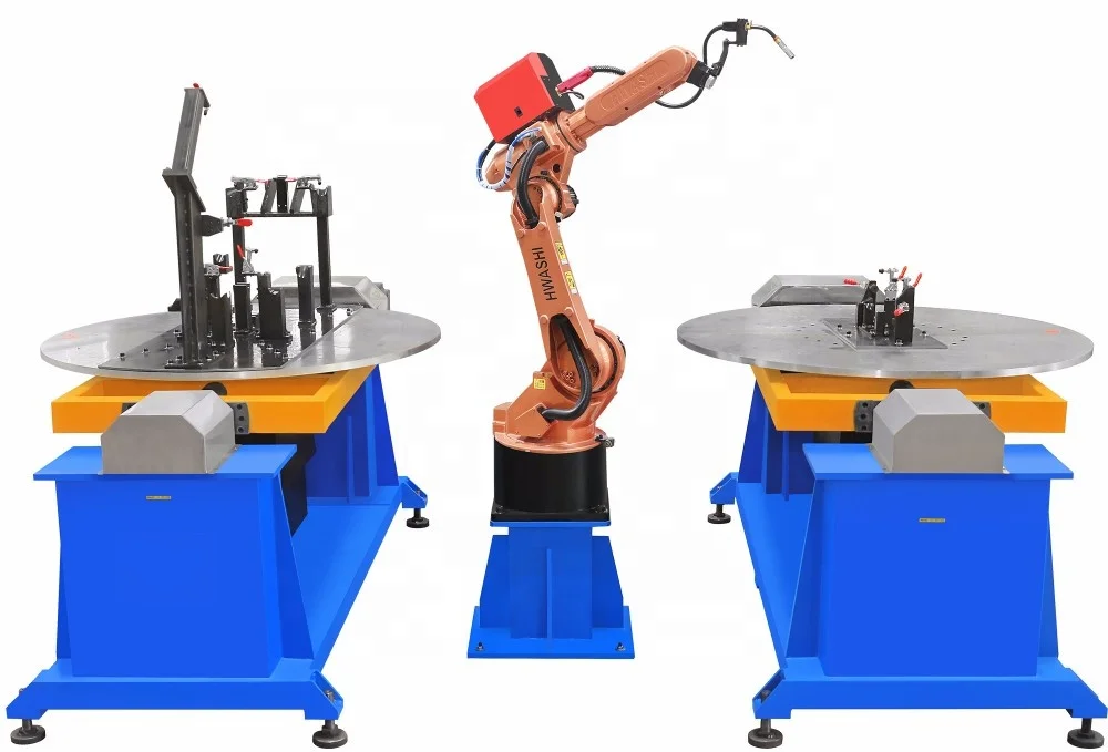 Hwashi Six Axis MIG Welding Robot for Household Furniture Volume Production