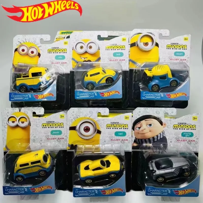 

In Stock Genuine Alloy Car Car Toys Minions Sliding Alloy Car Children'S Gift Puzzle Fun Car Donald Duck Alloy Collection Gifts