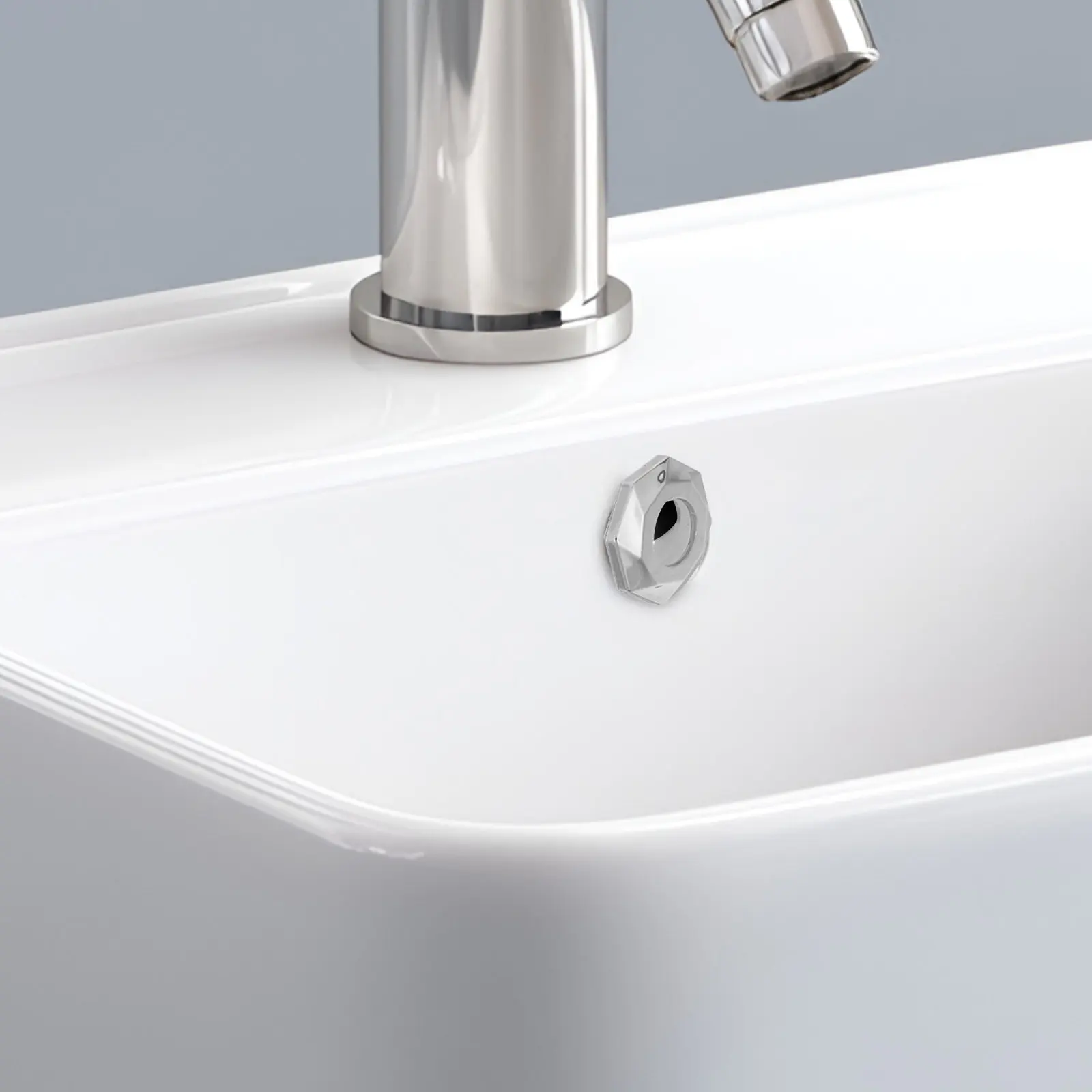 

4Pcs Bathroom Sink Overflow Cover Decorative Basin Hole Insert Caps Overflow Drain Protection Plug Replacement Trim Ring