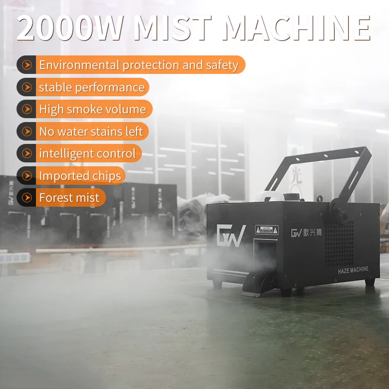 High Power Haze Machine Party Fog Mist Machine Mist Haze Smoke Machine DJ Smoke Machine for Wedding Party Stage Fog Effect