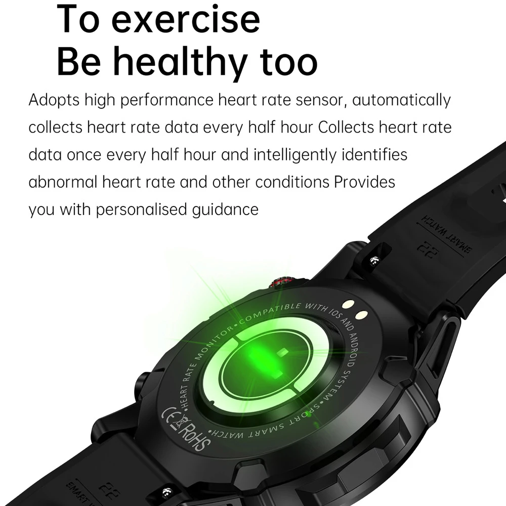 2025 ใหม่ผู้ชายกีฬากลางแจ้ง 1.43 "AMOLED สมาร์ทนาฬิกาฟันสีฟ้า Call NFC Heart Rate กันน้ํา 410mAh Voice Assistant smartwatch