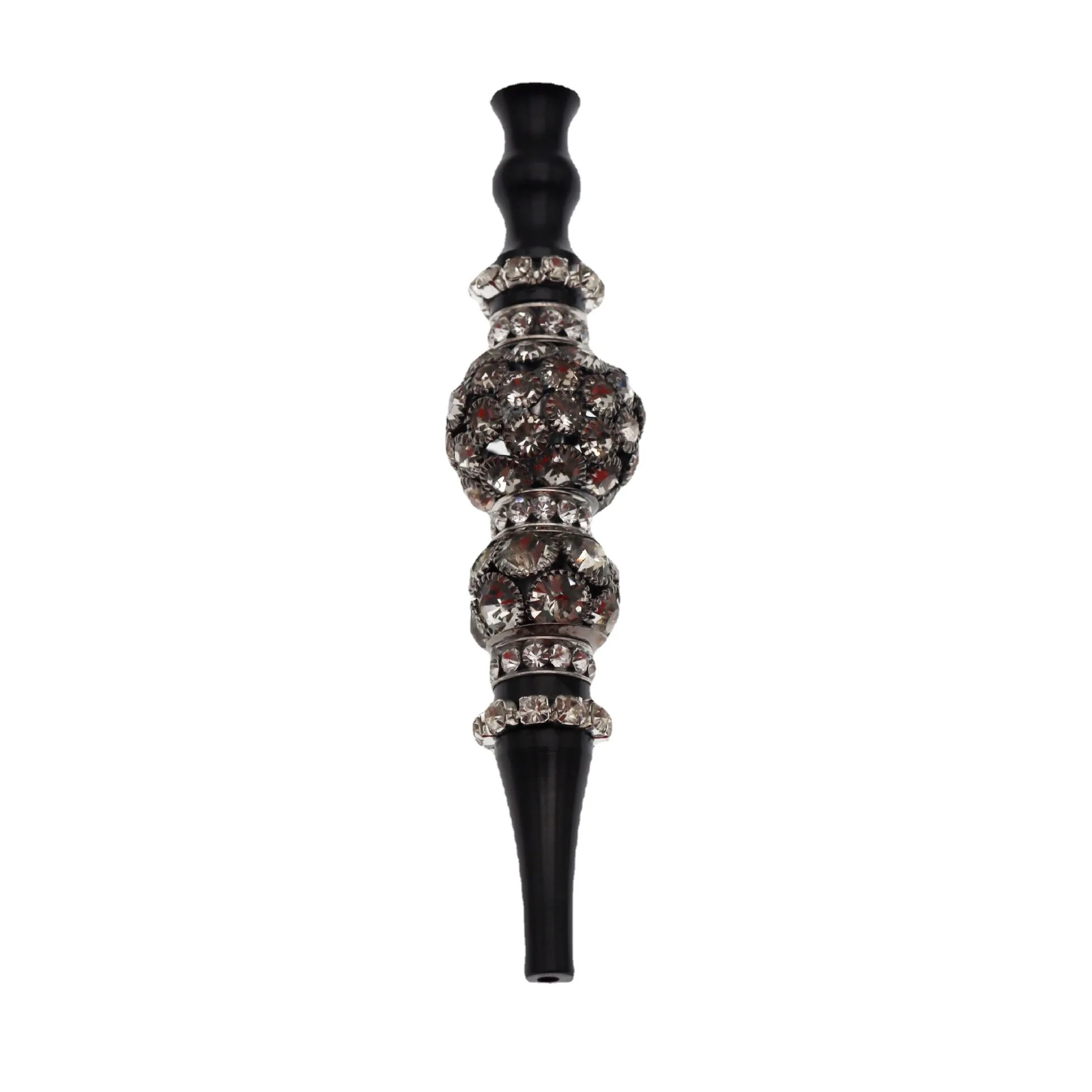 Bling Luxury Handmade Alloy Shisha Hookah Mouth Tips hookah Tip artificial Large Ball Clip Drill ring Arab Hookah Blunt Holder