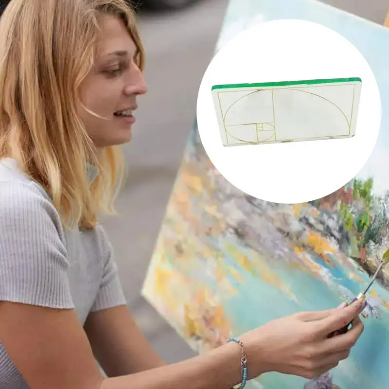 مكتشف الرؤية للقسم الذهبي ، أداة تصحيح ، مكتشف الرؤية ، واضح ، عارض القسم ، ماسك العرض