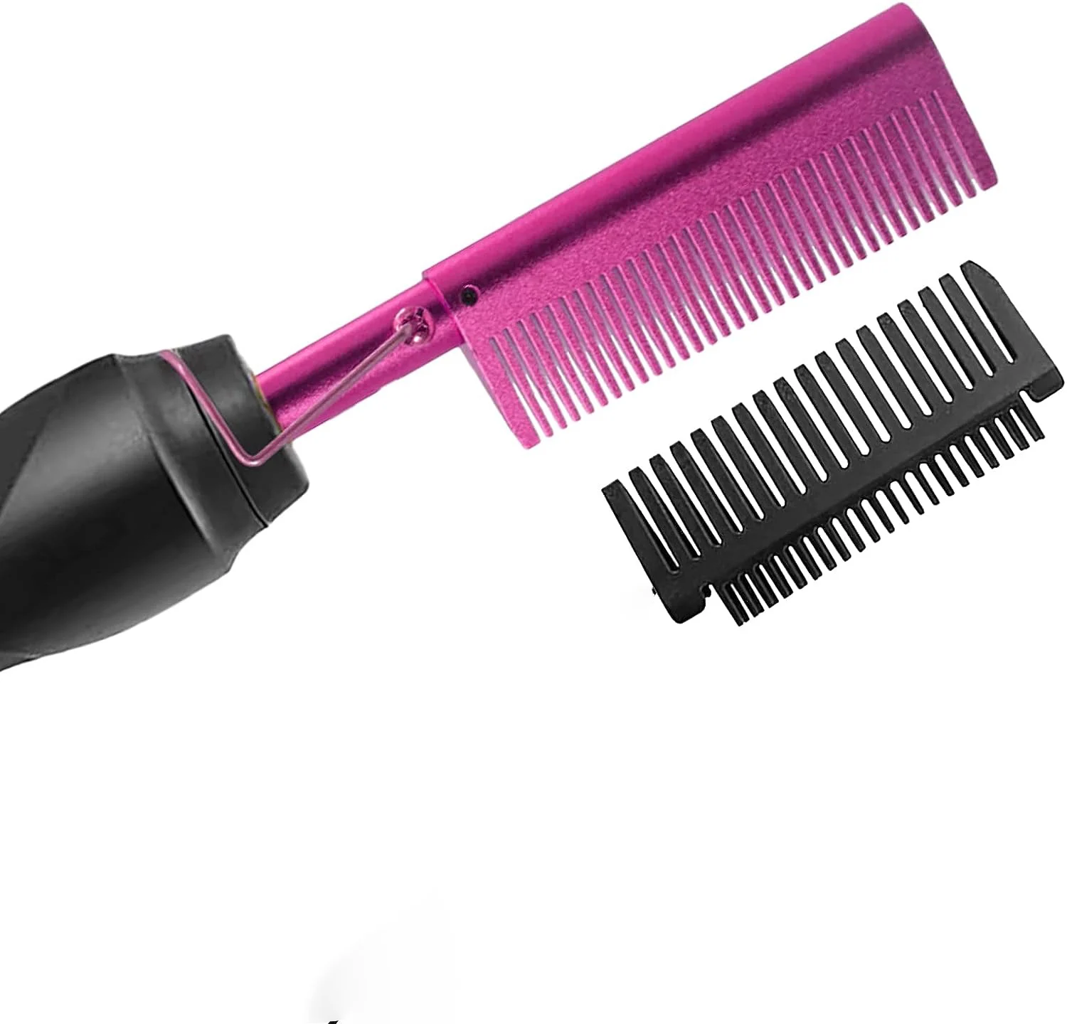 Haarglätter Glätteisen Glätteisen Pinsel Heißer Heizung Kamm Haar Gerade Styler Wellung Curling Eisen Haar Curler Kamm