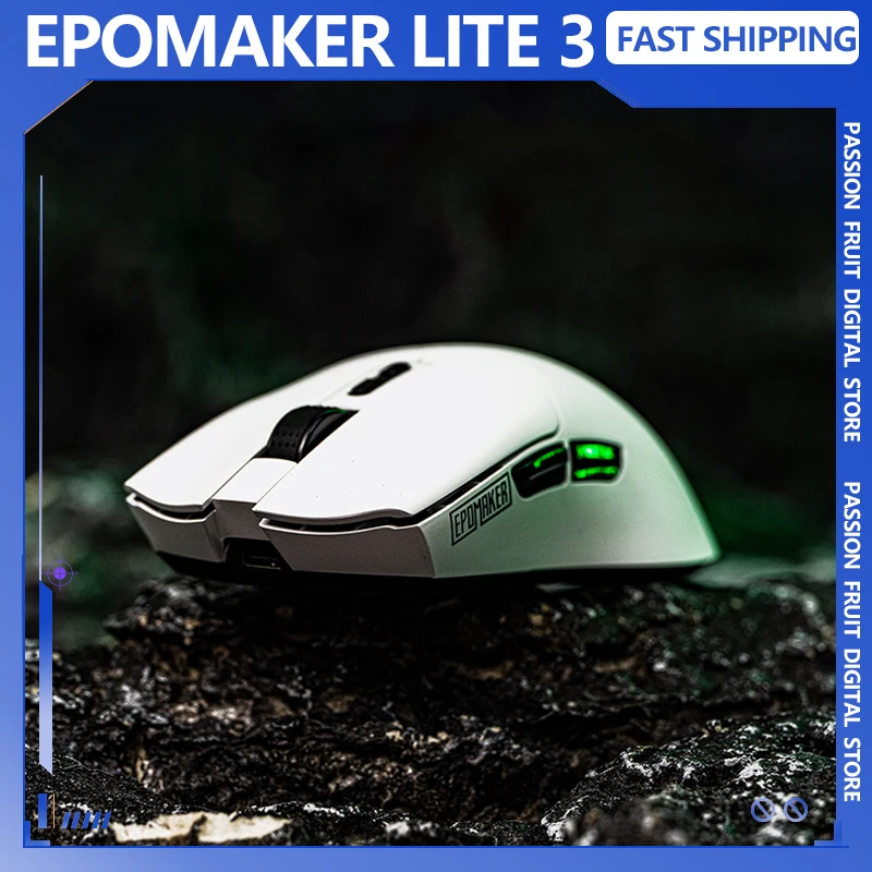 

EPOMAKER Click Lite 3 Mode PAW3311 58g Wireless Bluetooth Lightweight 12000DPI Long Endurance Mouse Office Gaming PC Laptop Gift