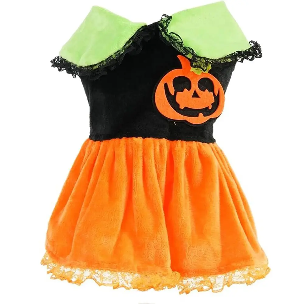 

Creative Halloween Dog Costume Cute Adjustable Dog Pumpkin Dress Pumpkin Pattern Pumpkin/Ghost Pet Cosplay Costume Cosplay Party