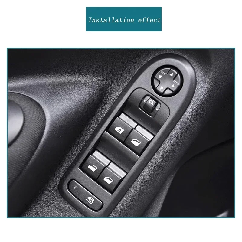 For Peugeot 301 2014-2017 Aircross Picasso Electric Master Power Window Switch Glass Lifter Button 98025189ZD 98025201ZD