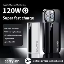 Xiaomi 120W 200000mAh High Capacity Power Bank Super Fast Charging Power Bank Portable Battery Charger For iPhone Samsung Huawei - AliExpress 202192403