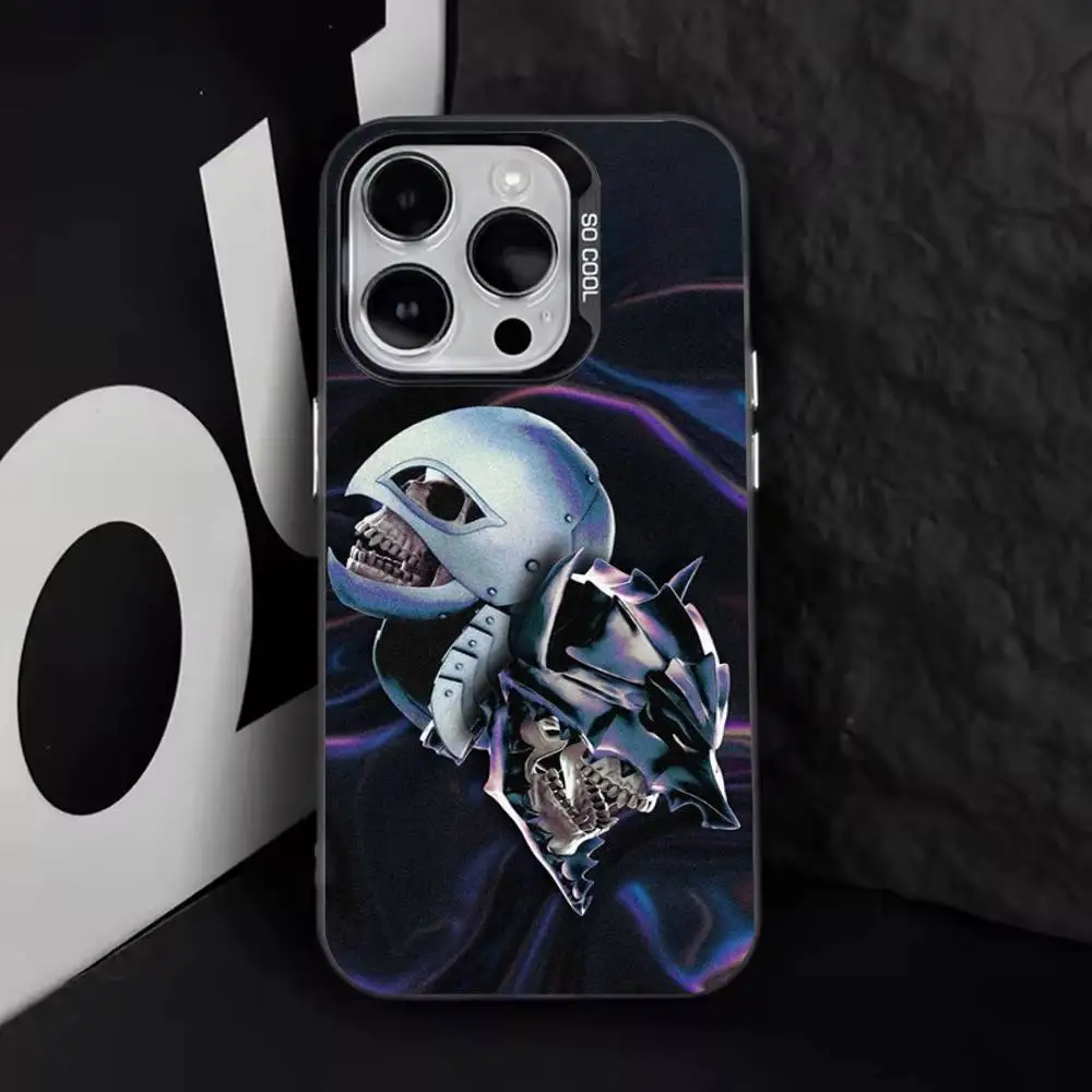 Чехол для телефона с изображением аниме B-Berserk GutS для iPhone 17,16,15,14,13,12,11,Pro,Max,Plus,E,Air,Mini Black, чехол из ТПУ