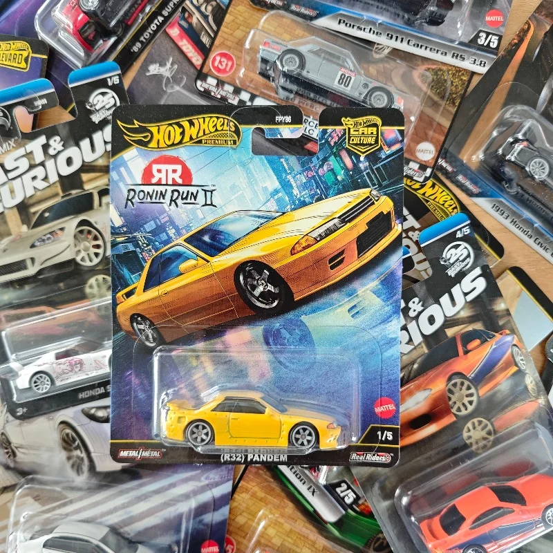 Hot Wheels Premium 2025 Car Culture Ronin Run Ⅱ Hotwheels 2025 1/64 Car Model Nissan Honda Lancer Mazda Toyota Vehicle Kids Toys