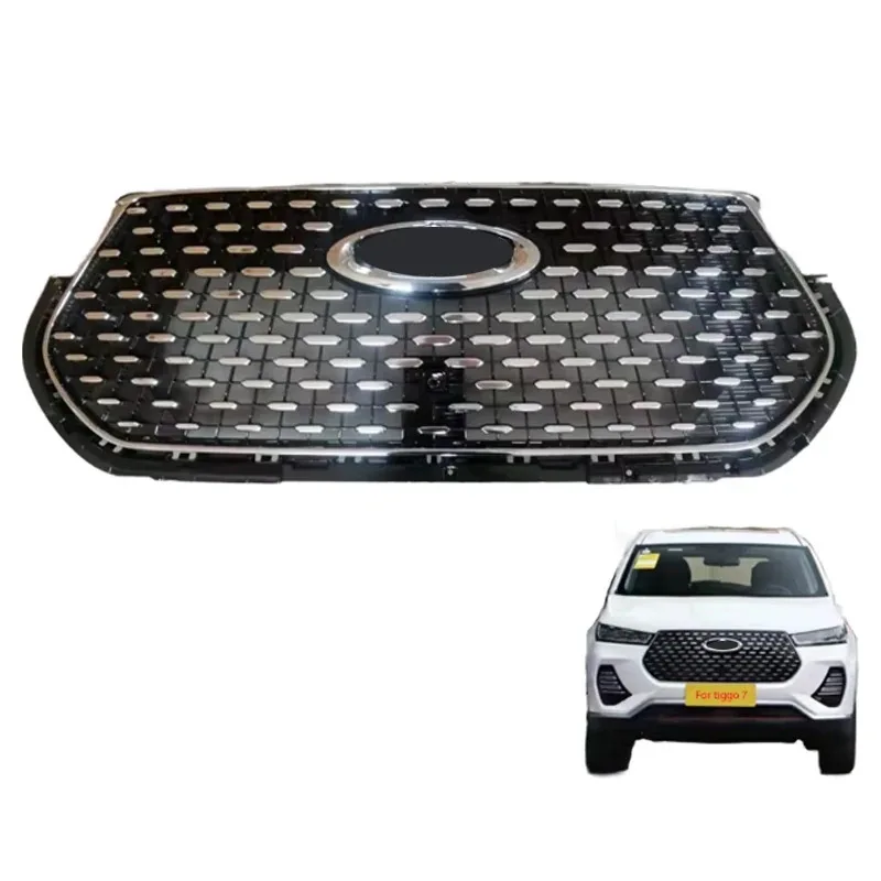 

High Quality Auto Body Parts Front Bumper Grille Center Net (full of Stars) for Chery Tiggo 7 2021model OE 602000590AA
