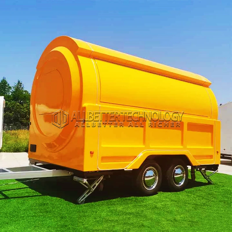 

Allbetter Factory Direct Food Concession Cart Trailer Ice Cream Machine Coffee Station Pizza Oven BBQ Grill For Sale